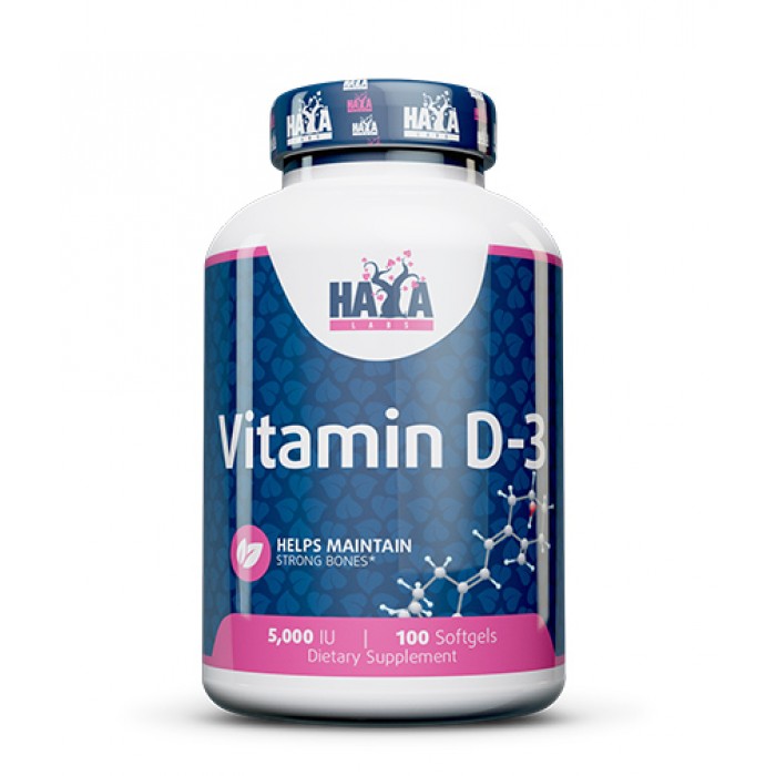 Haya Labs - Vitamin D-3 / 5000 IU / 100 Softgels